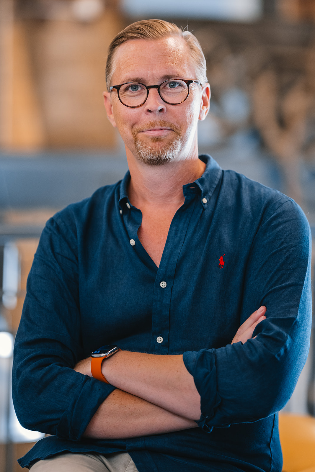 Svante Liljedahl på kontoret